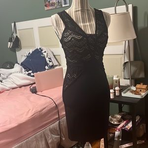 Black formal dress